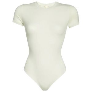 SKIMS Stretch Cotton Jersey T-Shirt Bodysuit